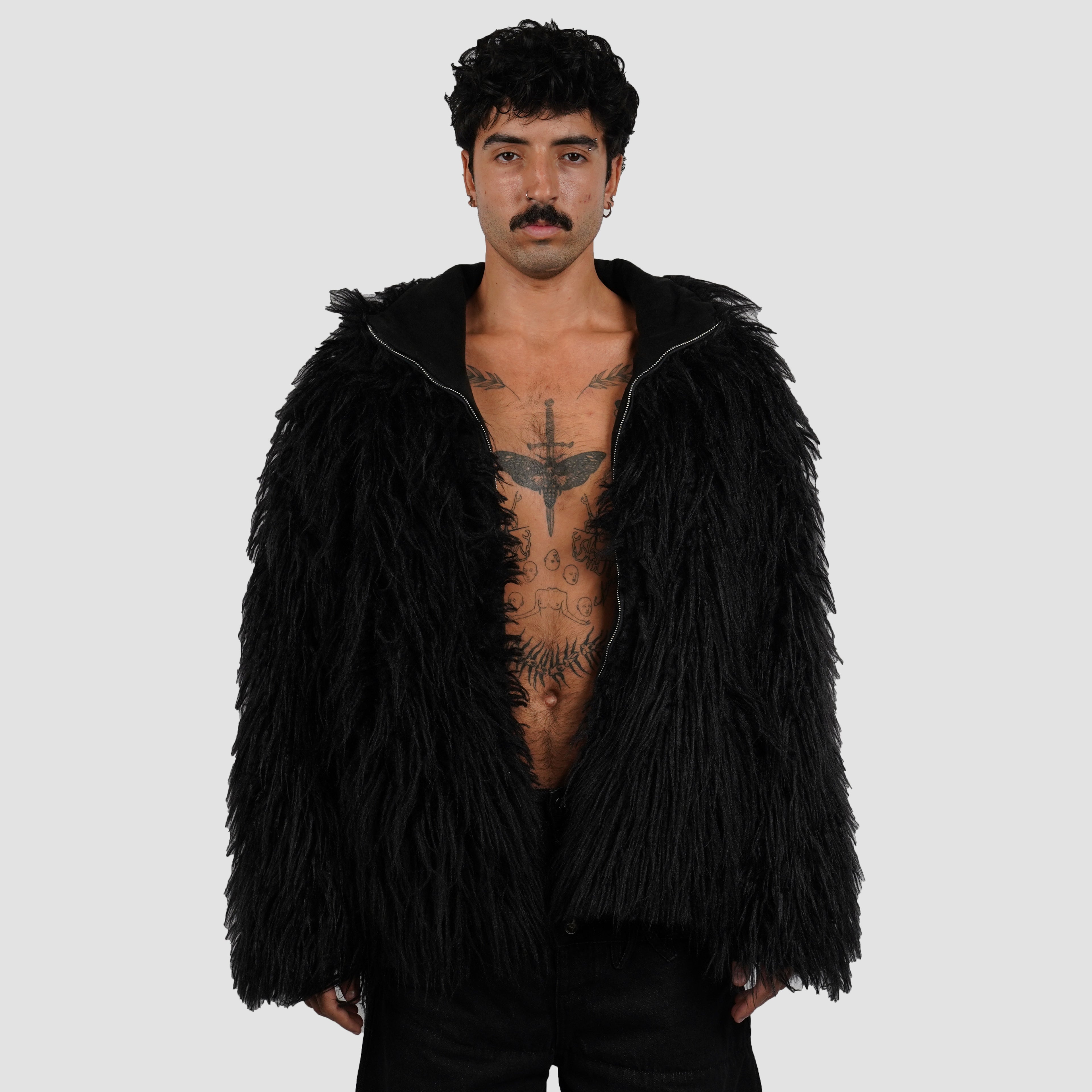 Black fur Jacket