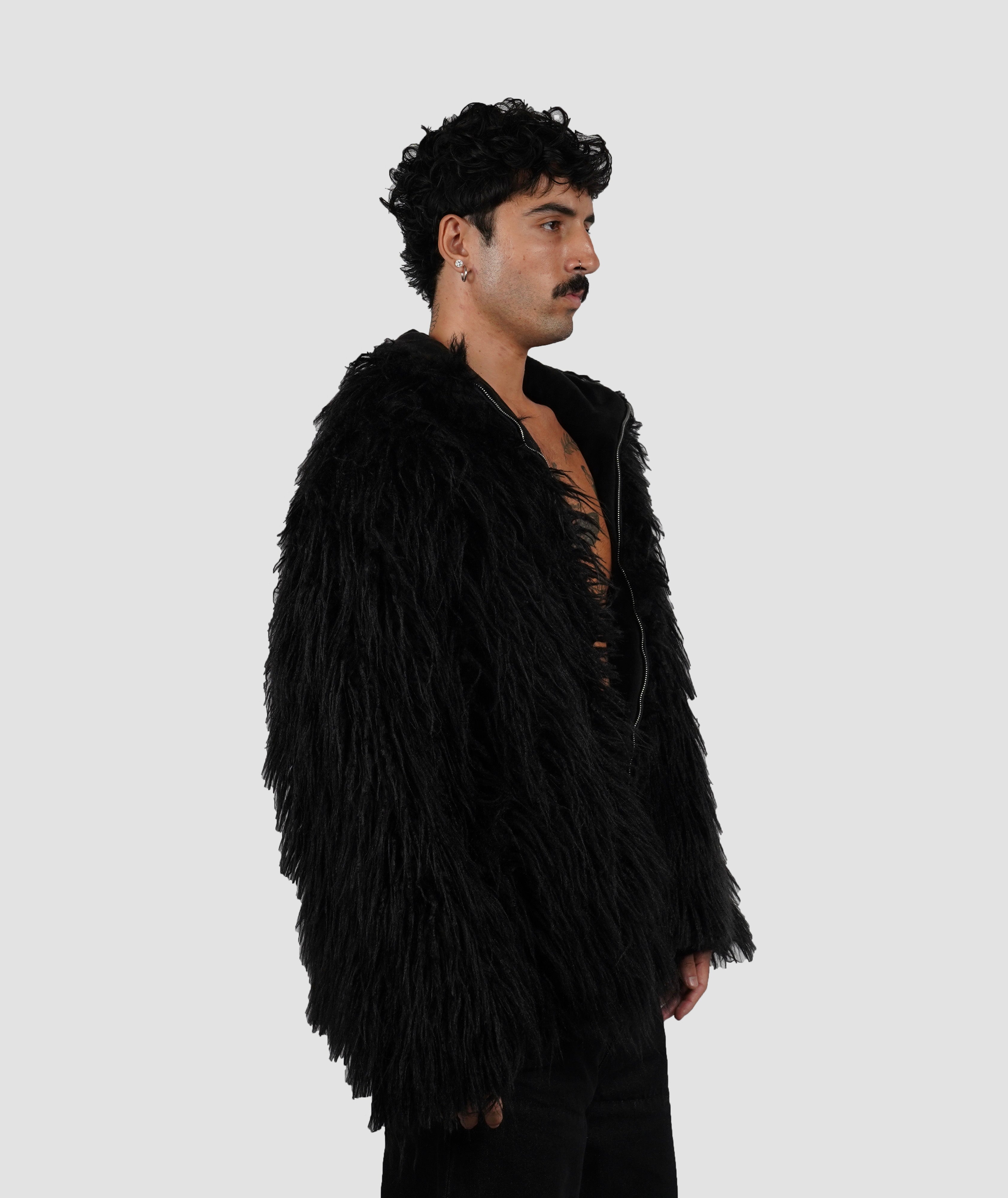 Black fur Jacket