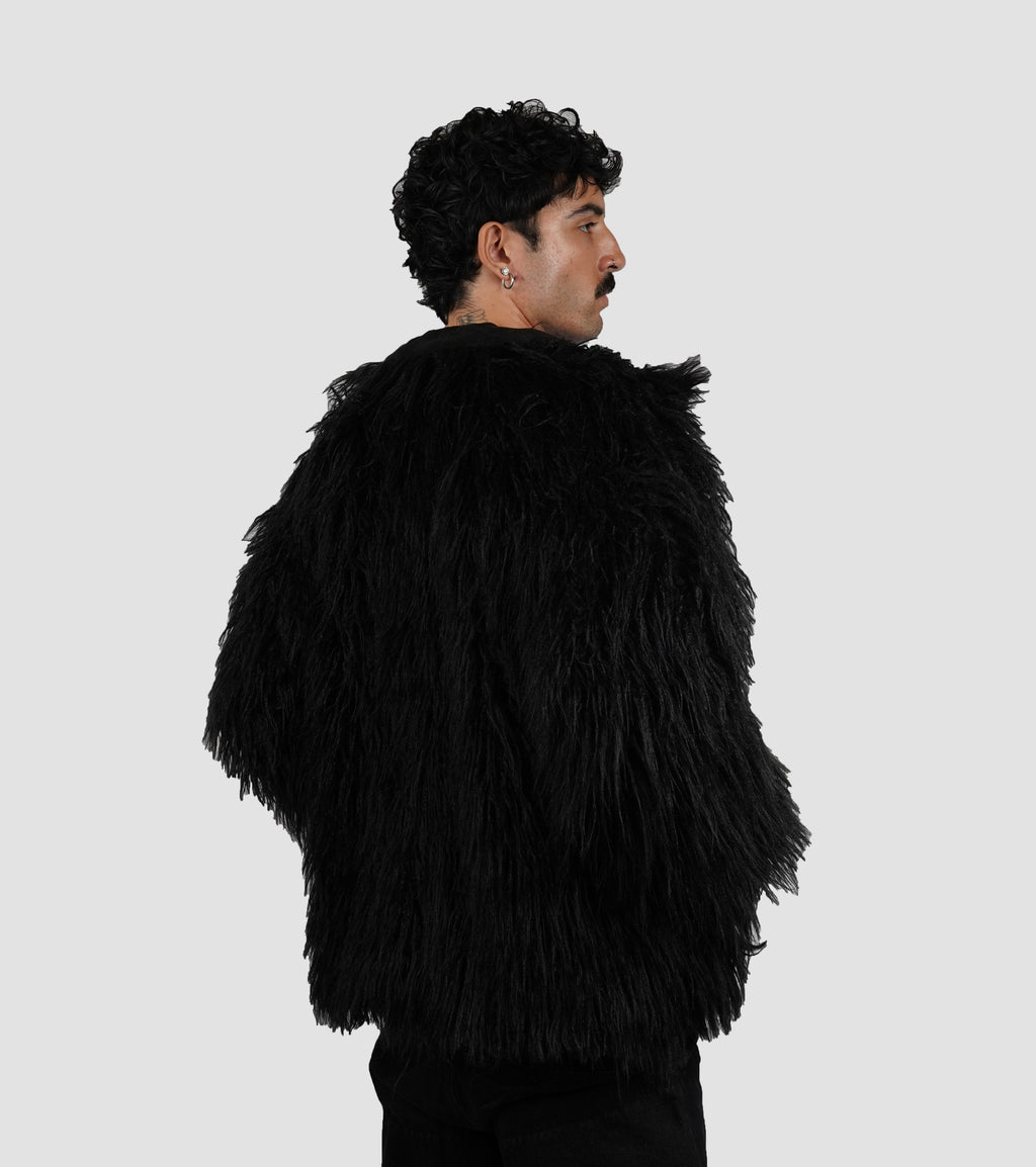 Black fur Jacket