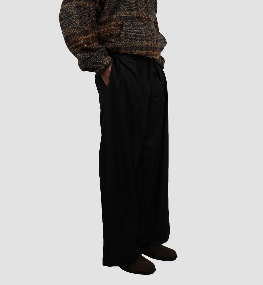 tailored pleated pants