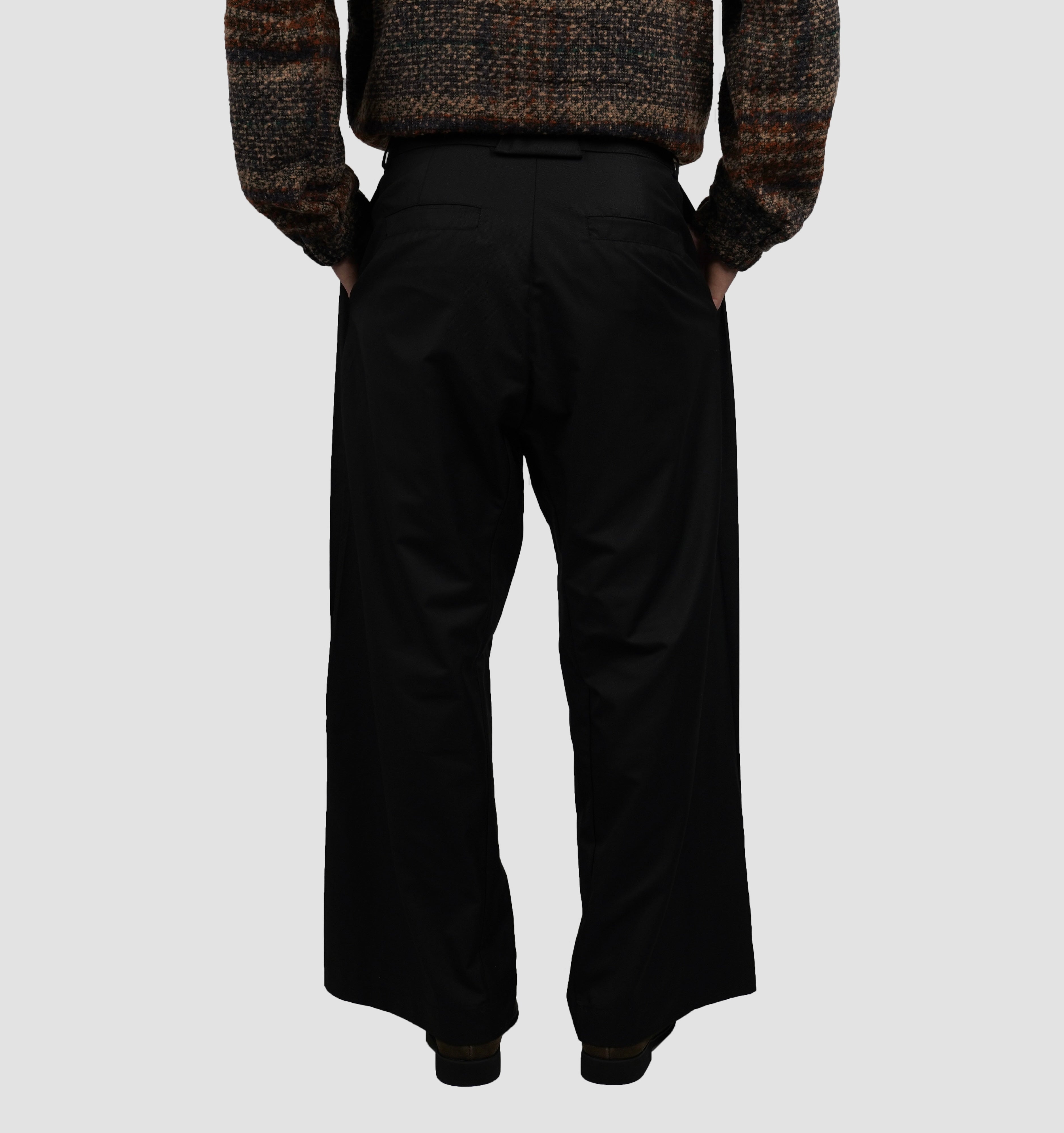 tailored pleated pants