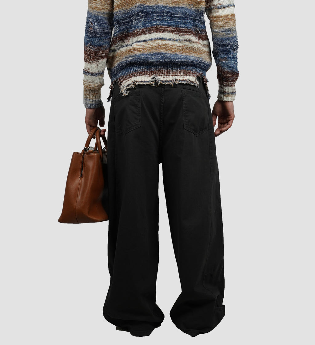 Charcoal baggy pants