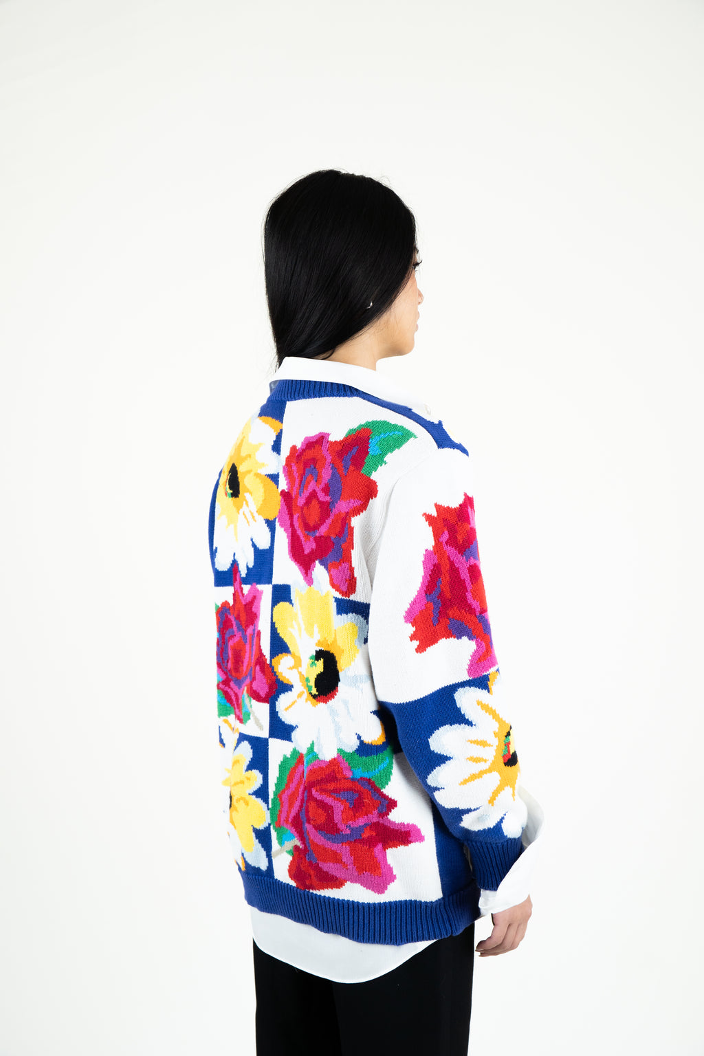 Sunflower rose cardigan