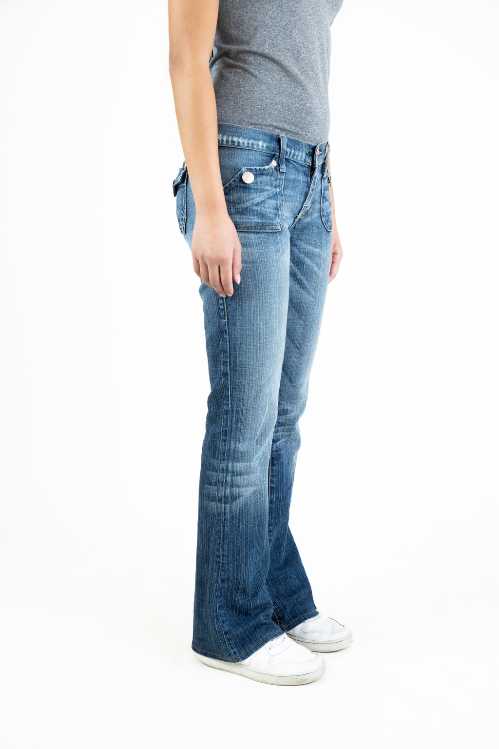 Low Rise Flare Jeans