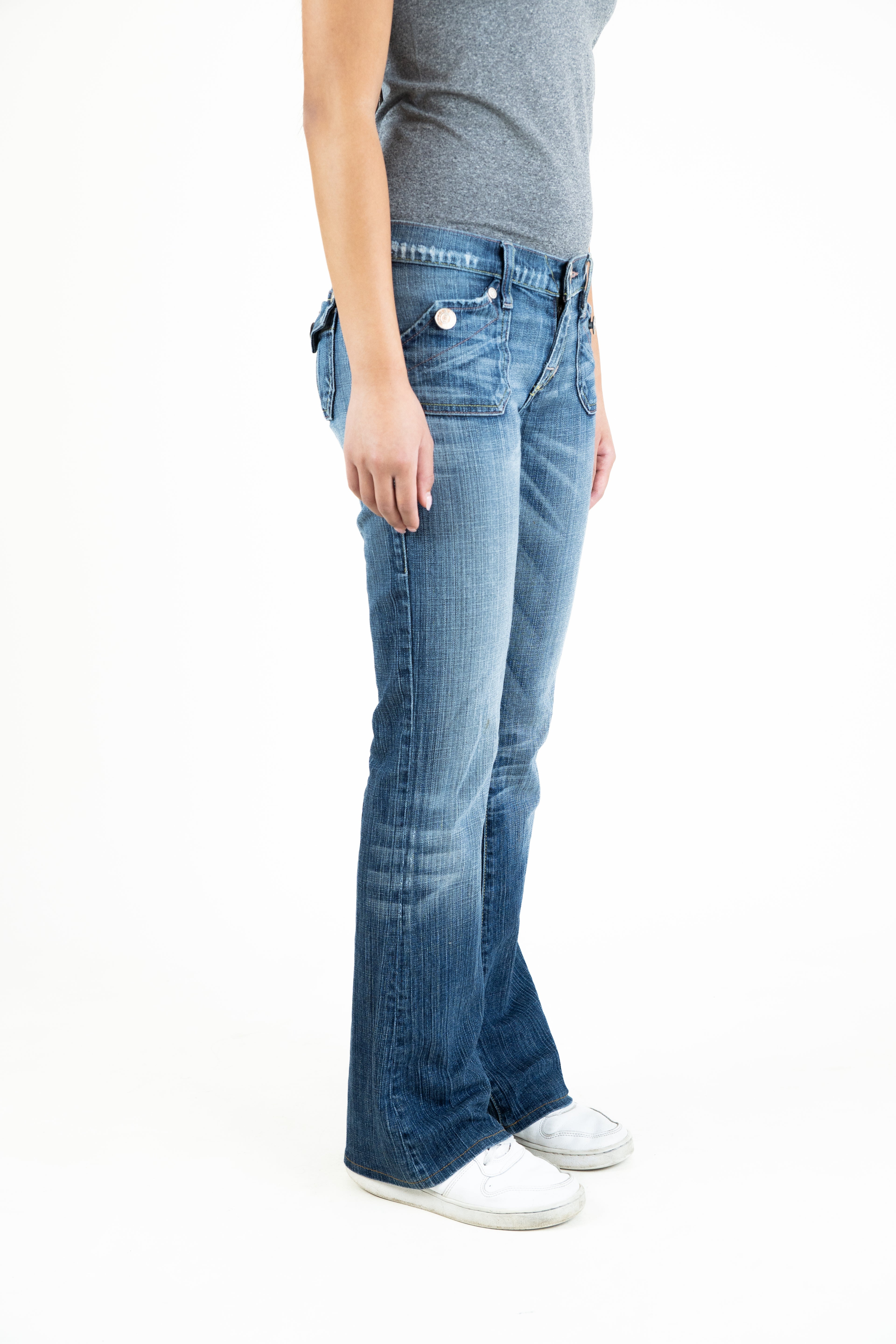 Low Rise Flare Jeans
