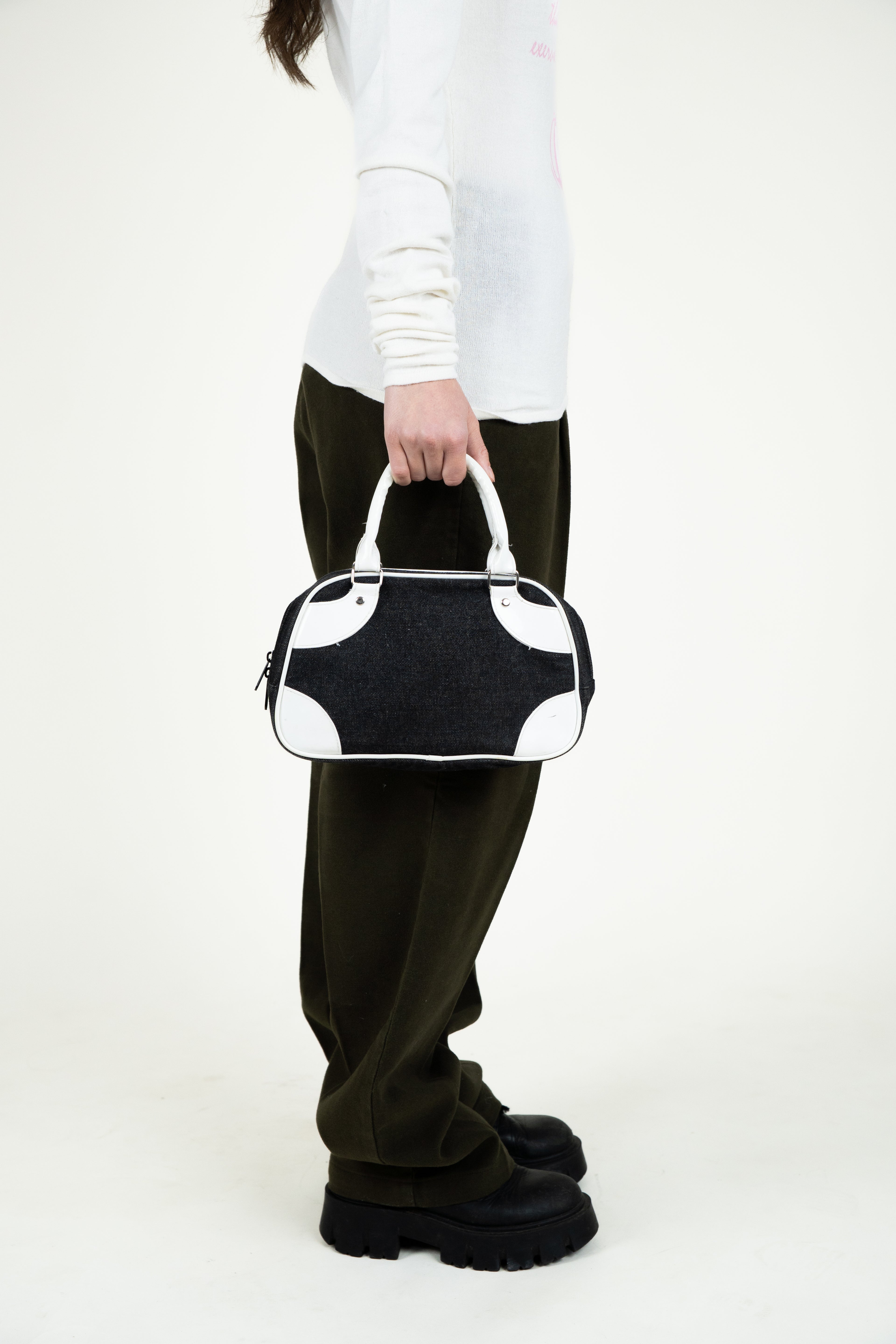 Goodness purely peaceful bowler bag
