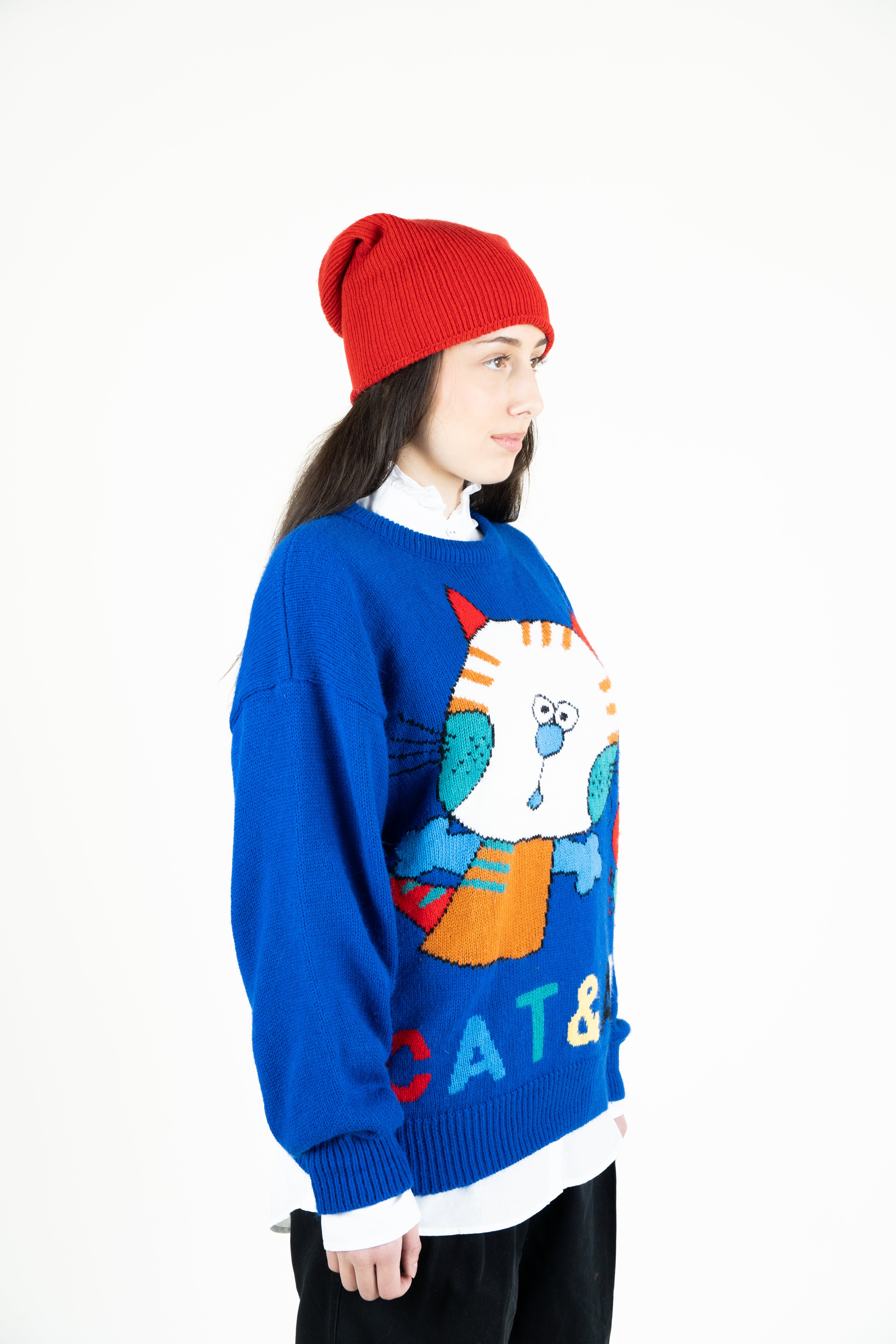 Cat and Ant knit sweater