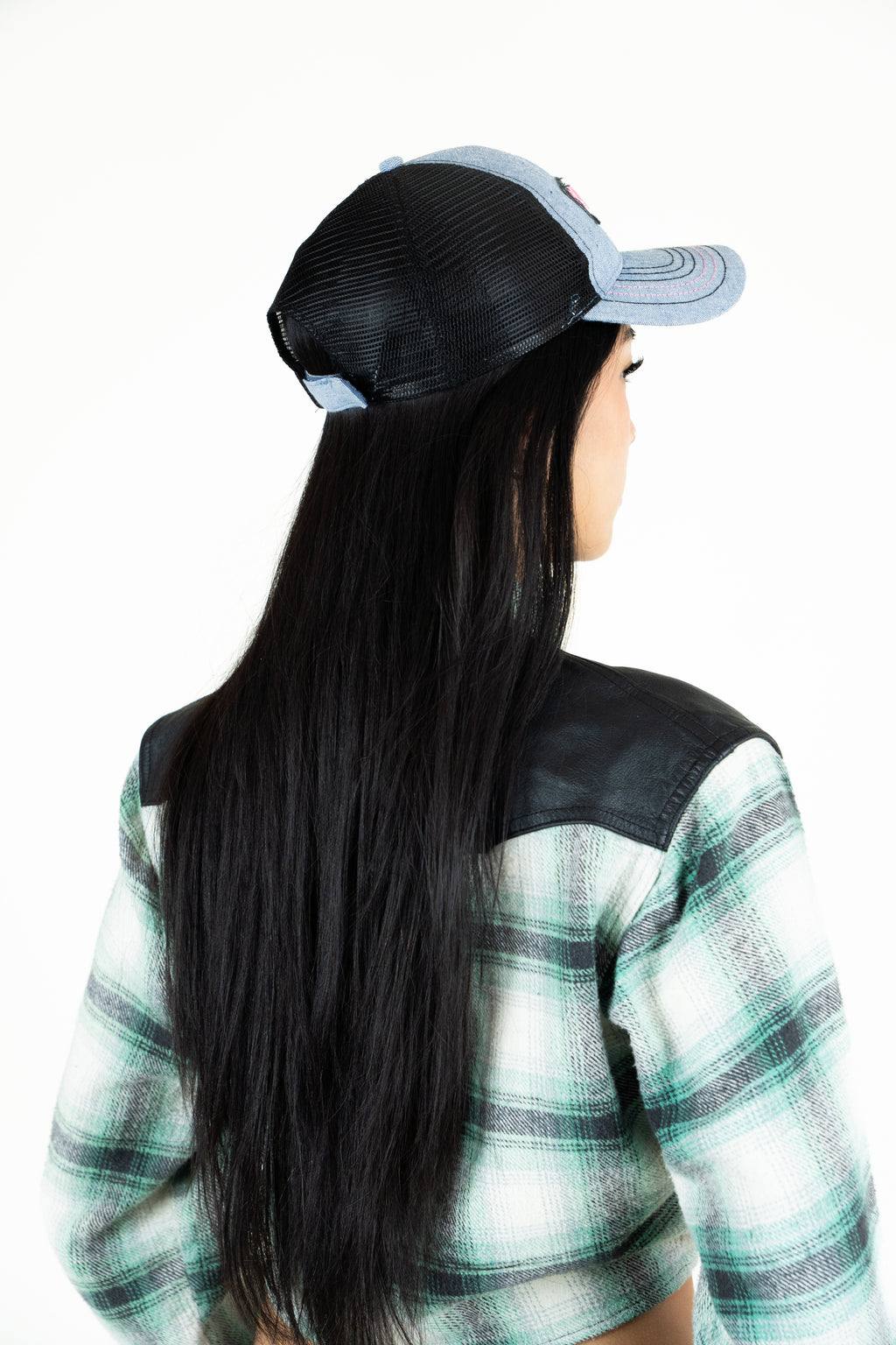 Easyriders checkered cropped shirt