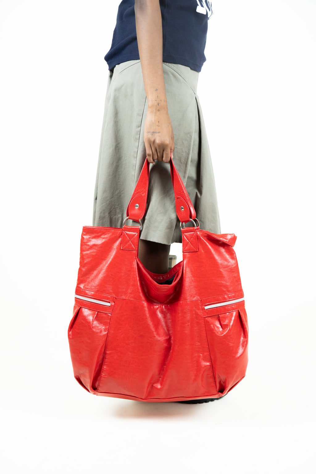 patent leather bag