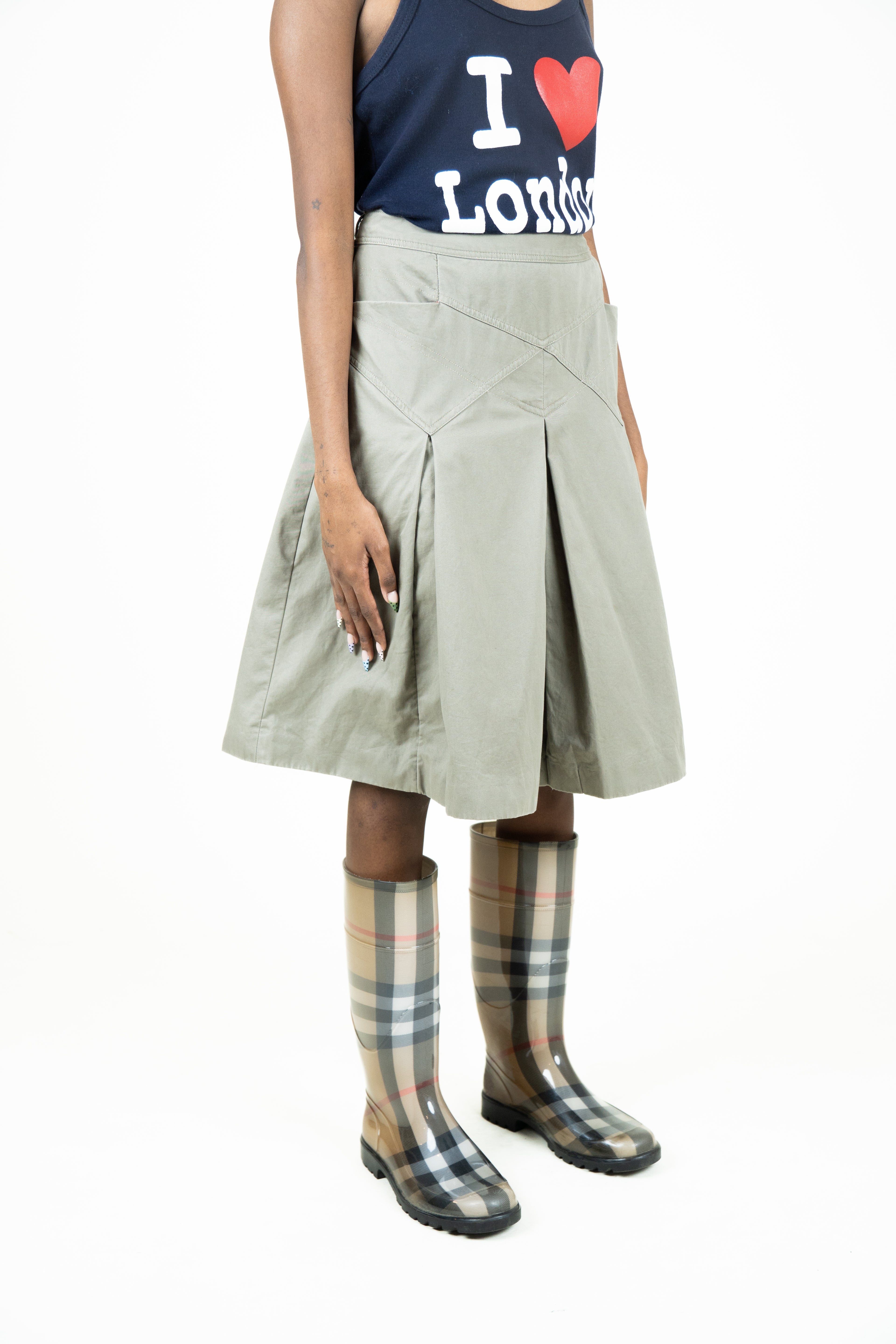 Khaki skirt