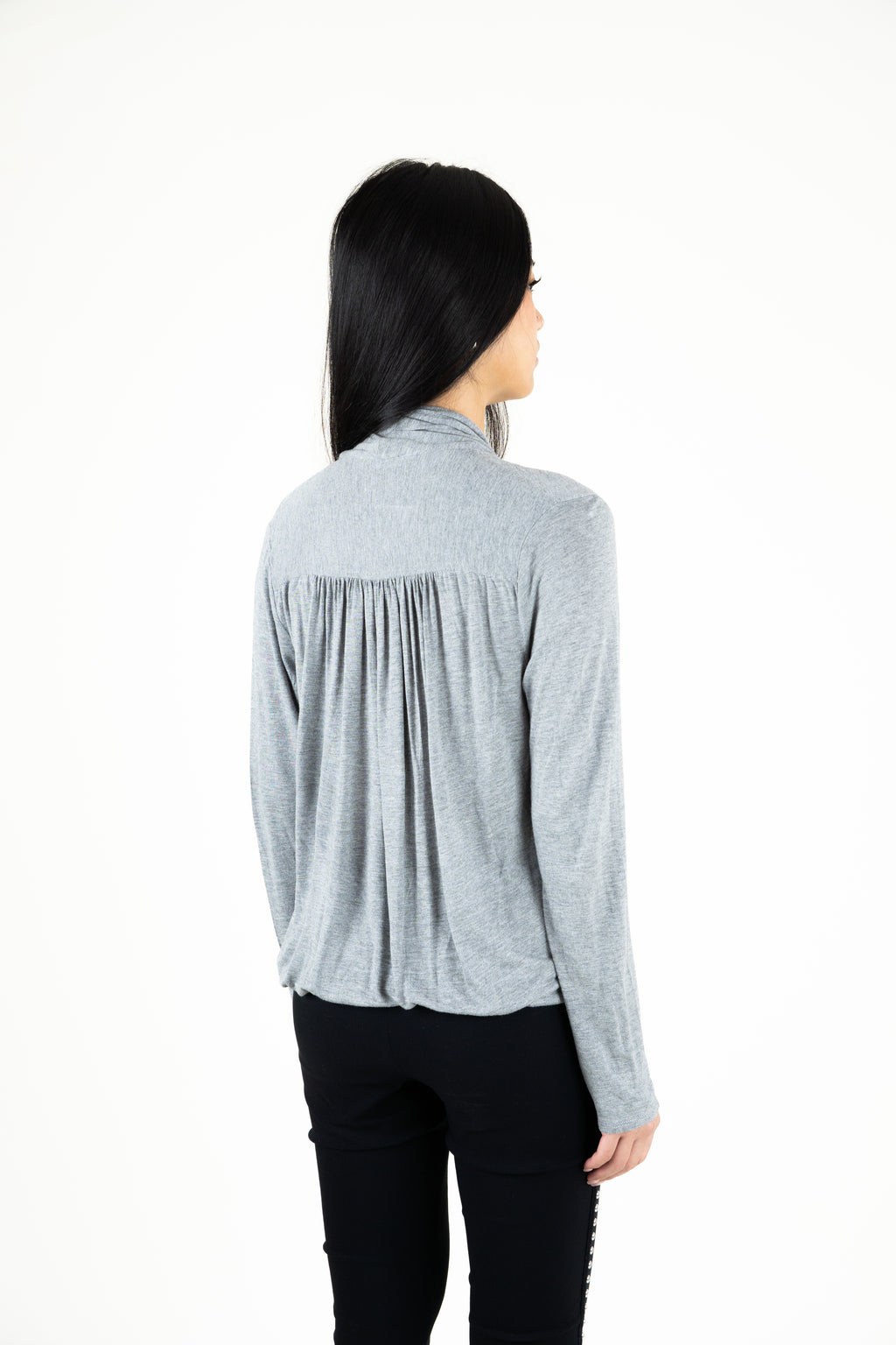 gray crossover top
