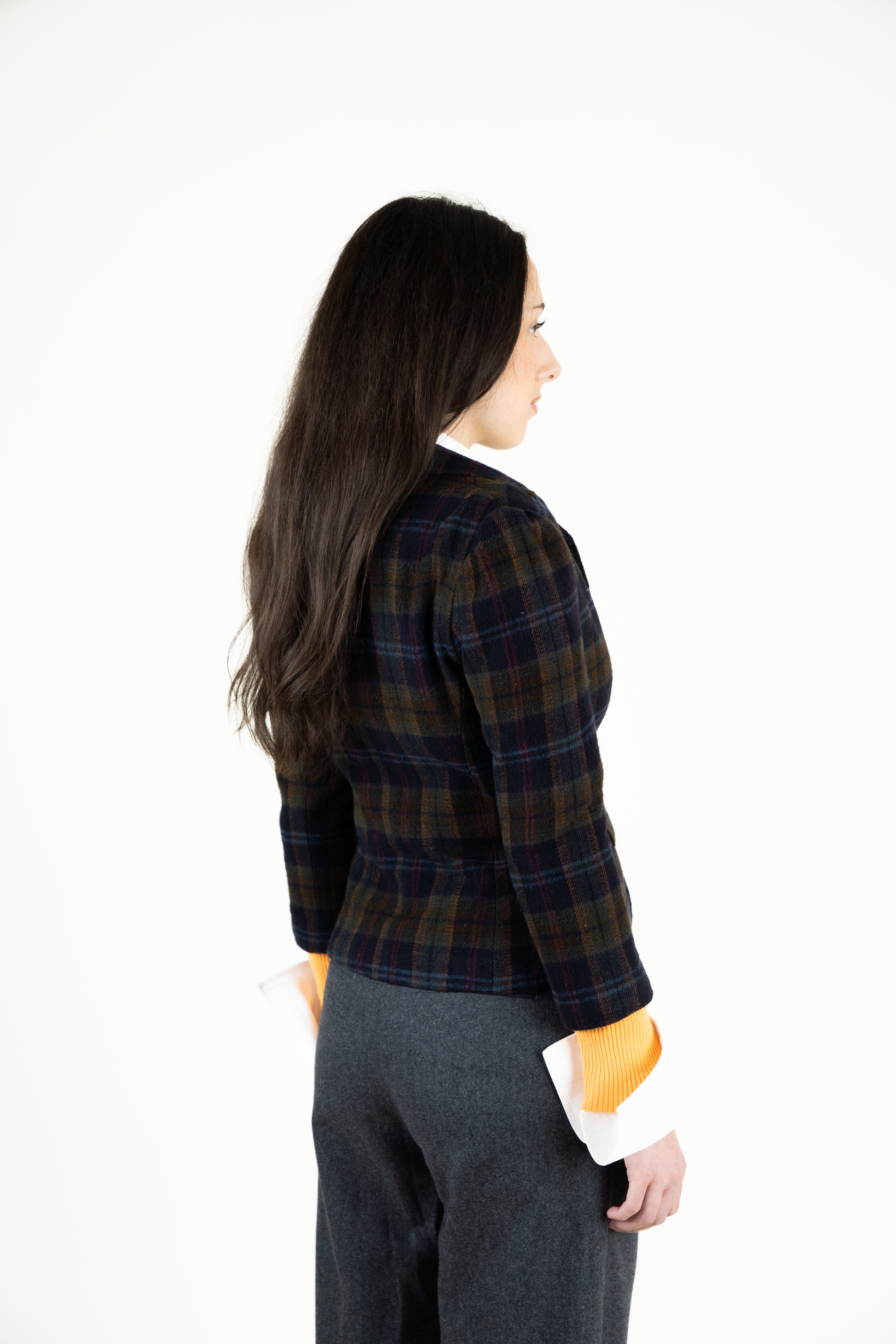 heritage plaid blazer
