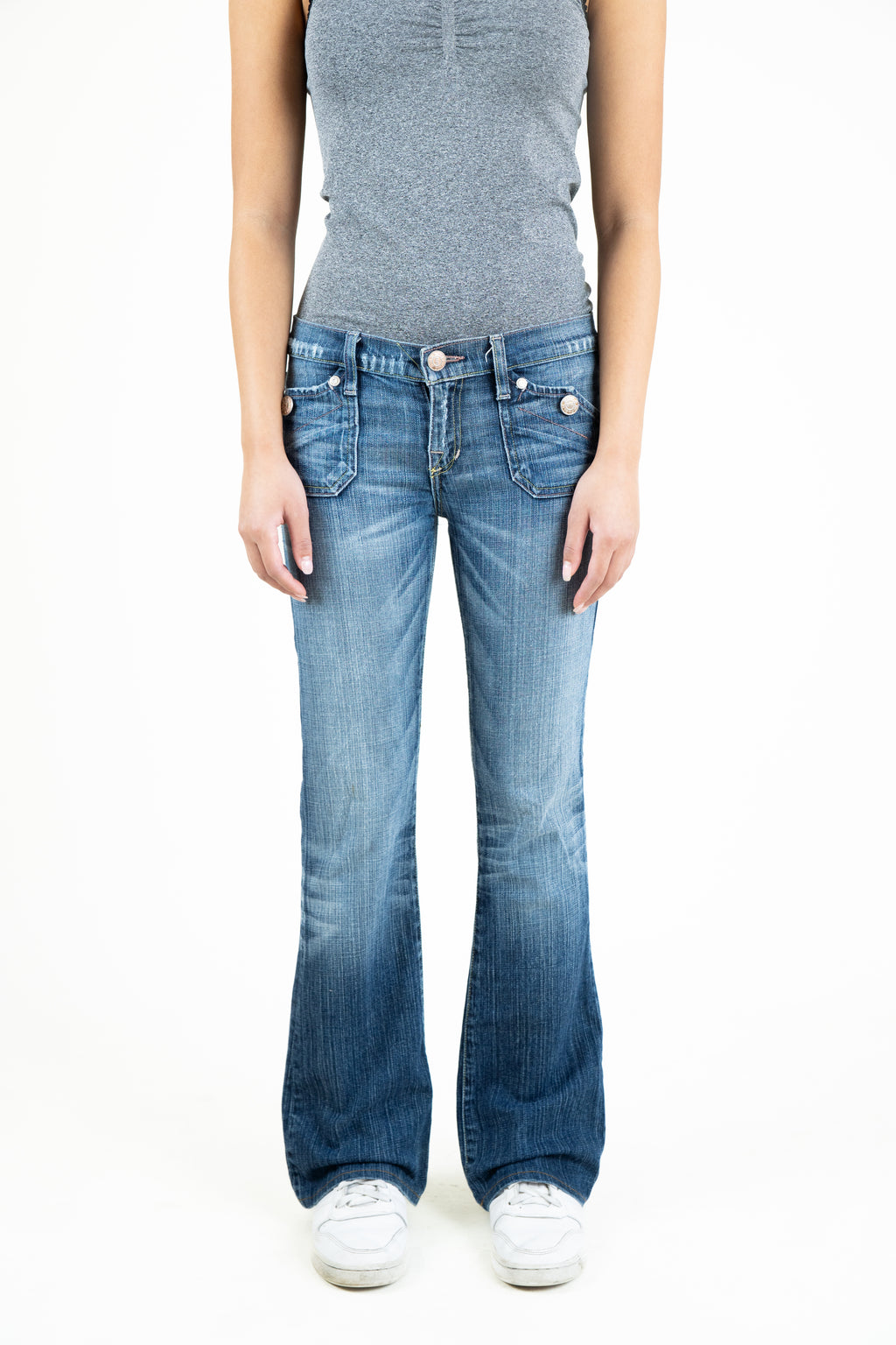 Low Rise Flare Jeans