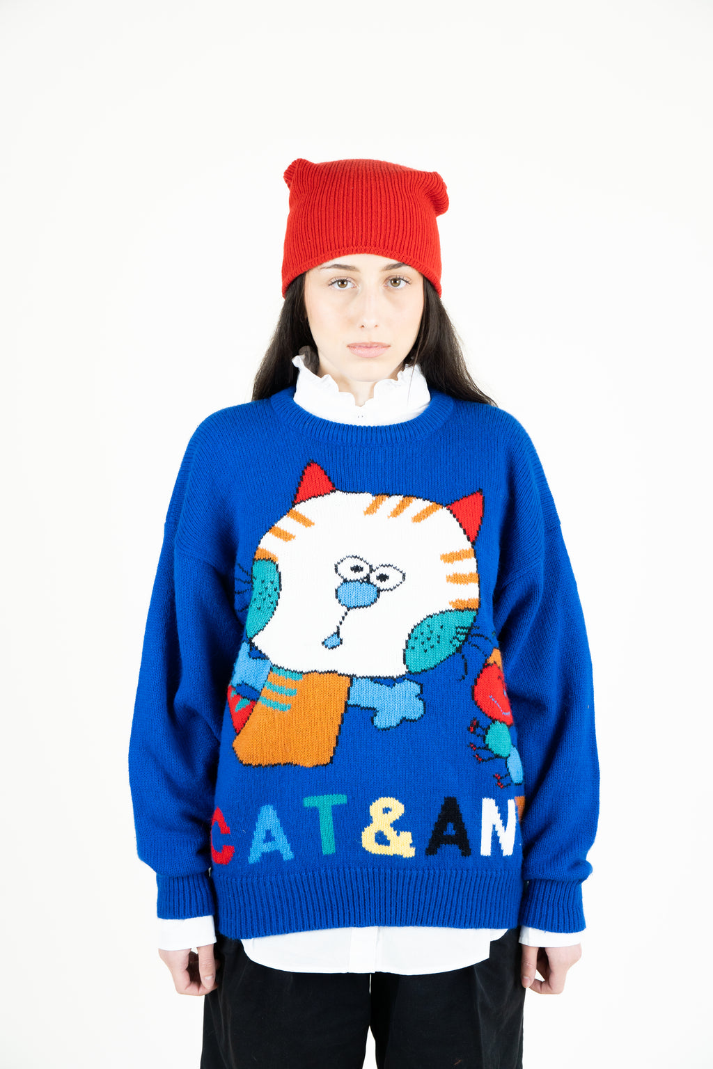 Cat and Ant knit sweater