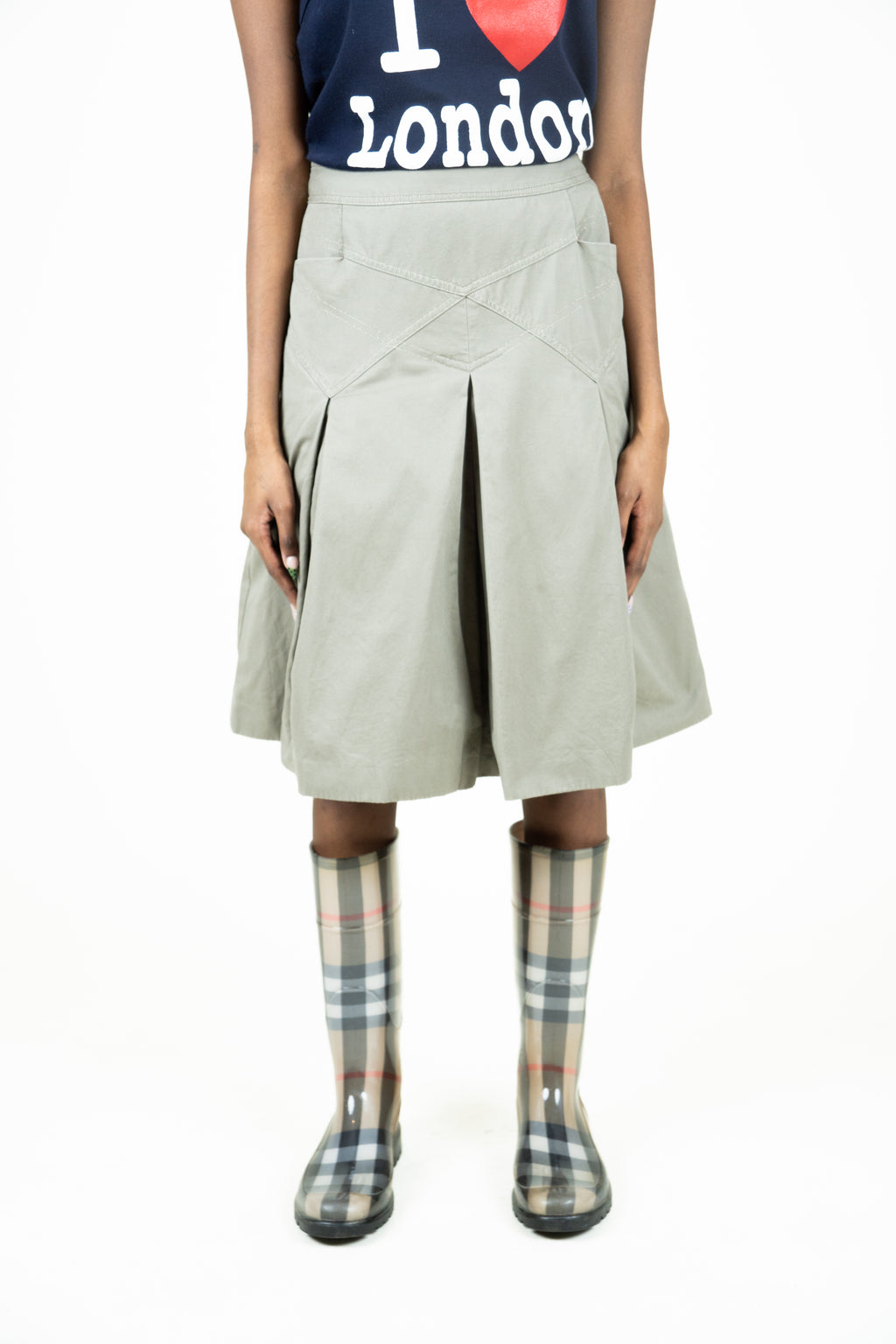 Khaki skirt