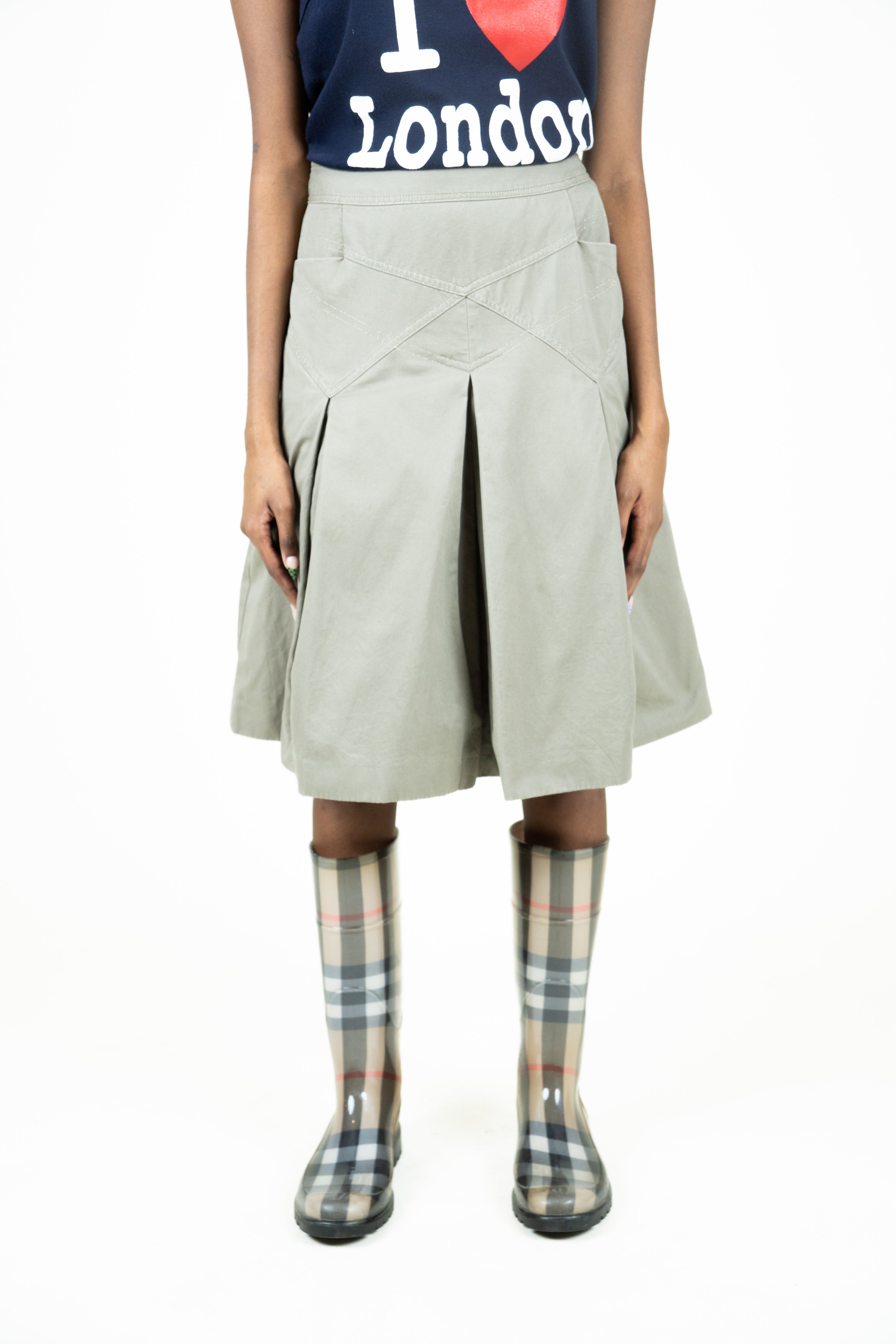 Khaki skirt