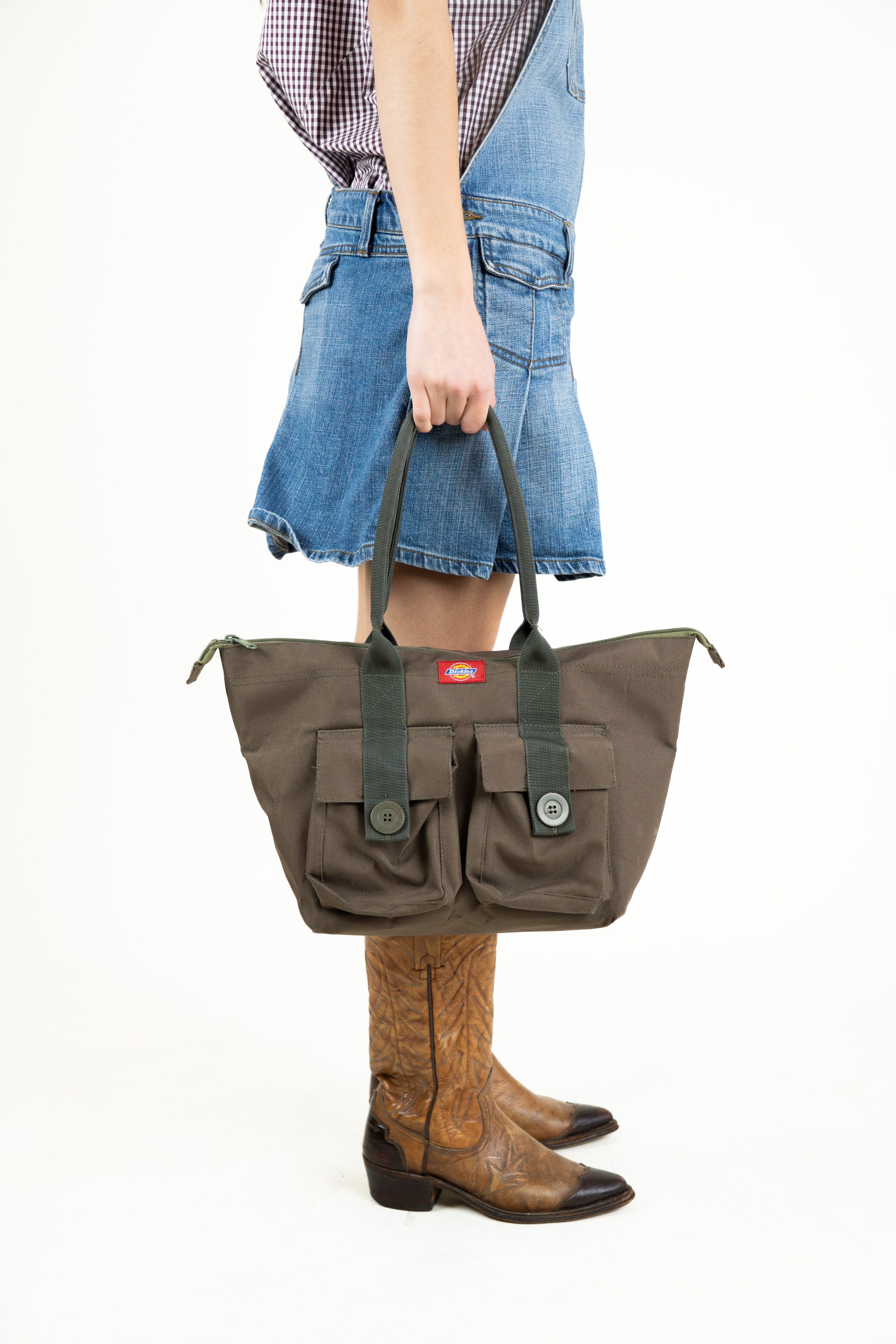 Dickies brown tote bag