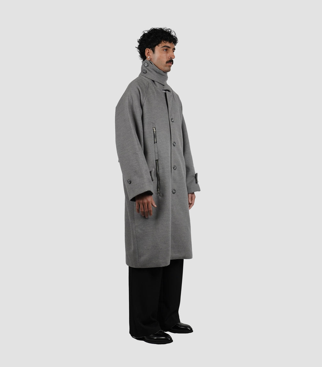 Gray coat