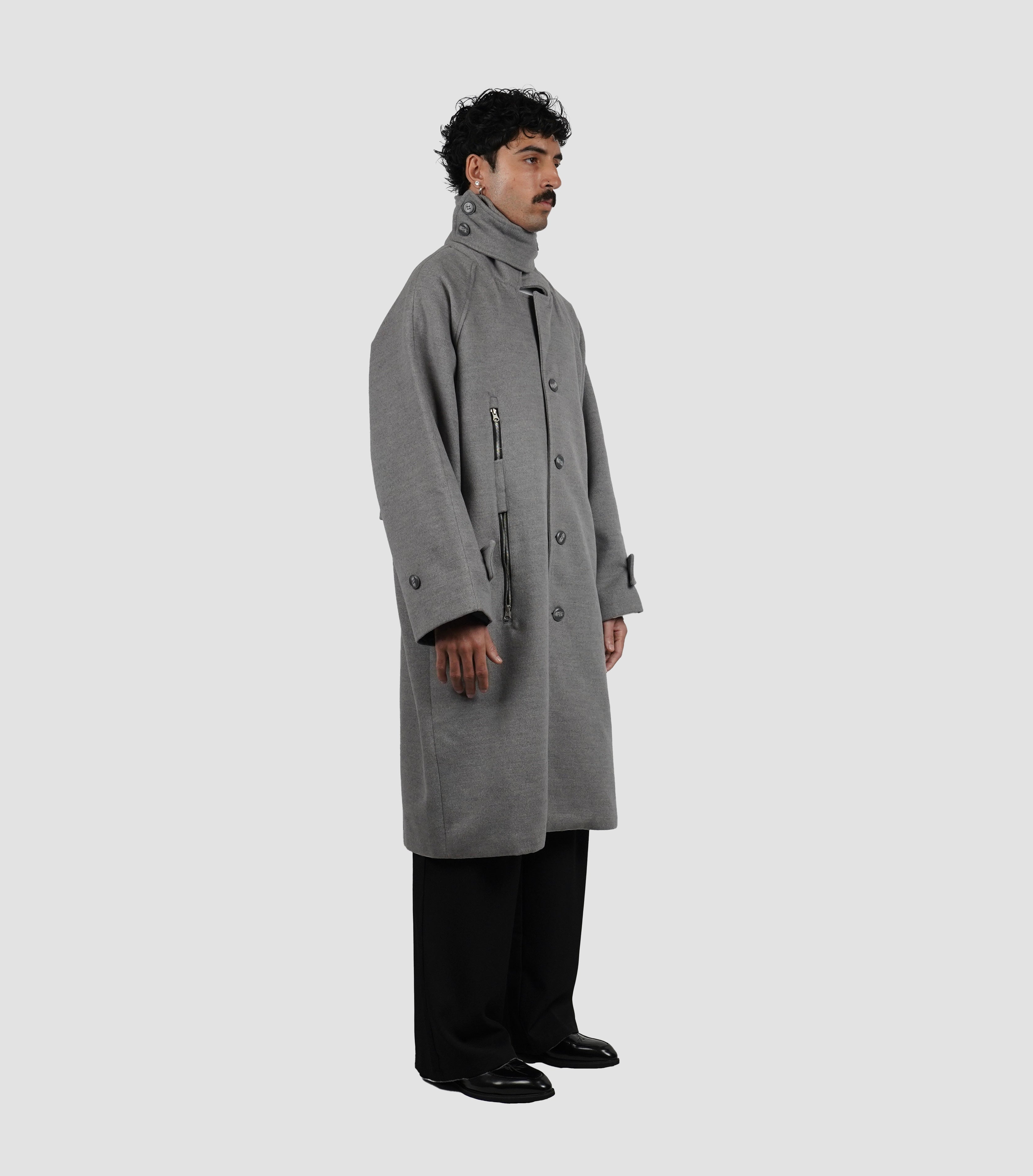 Gray coat