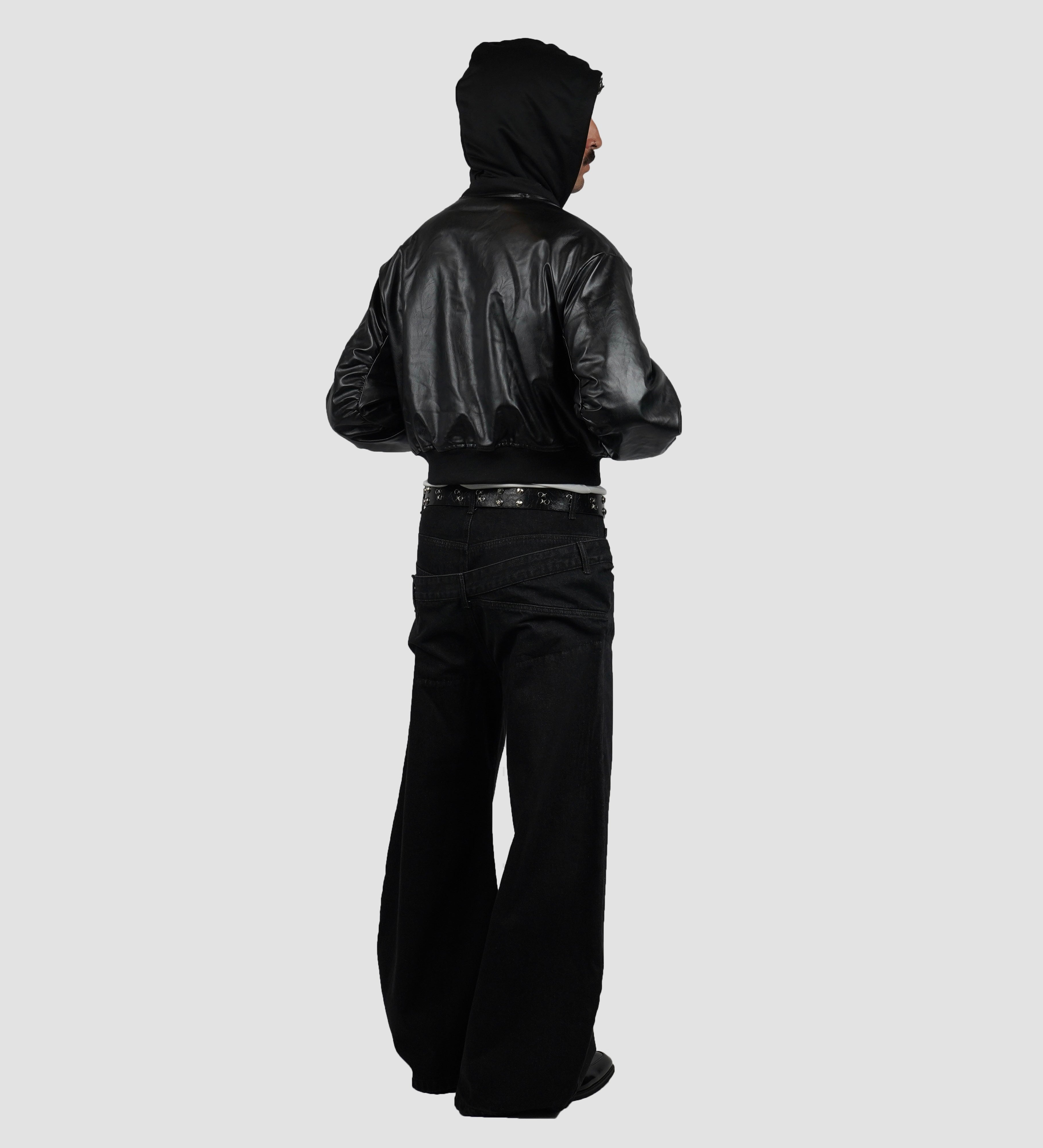Double waisted wide leg pants