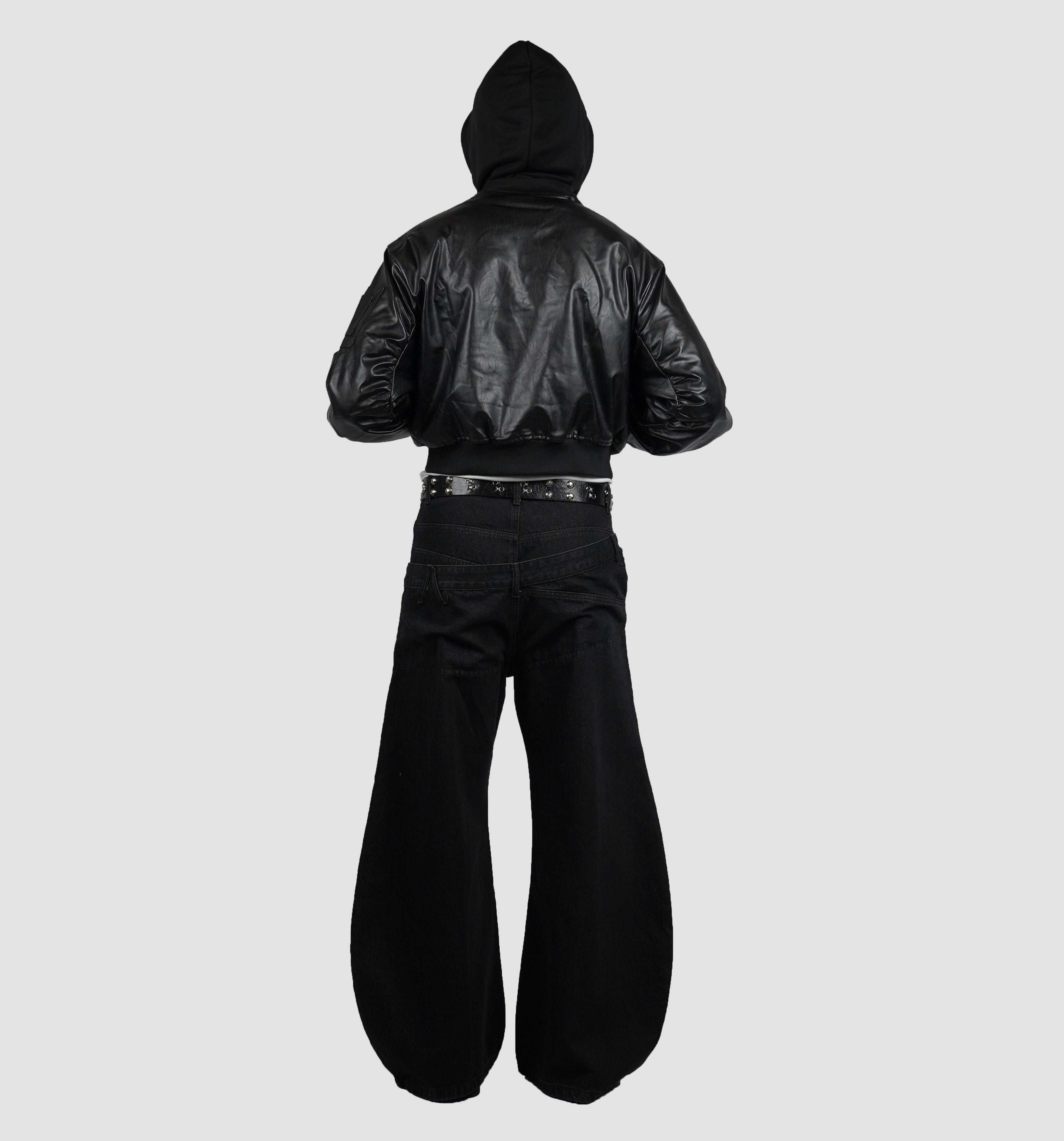 Double waisted wide leg pants
