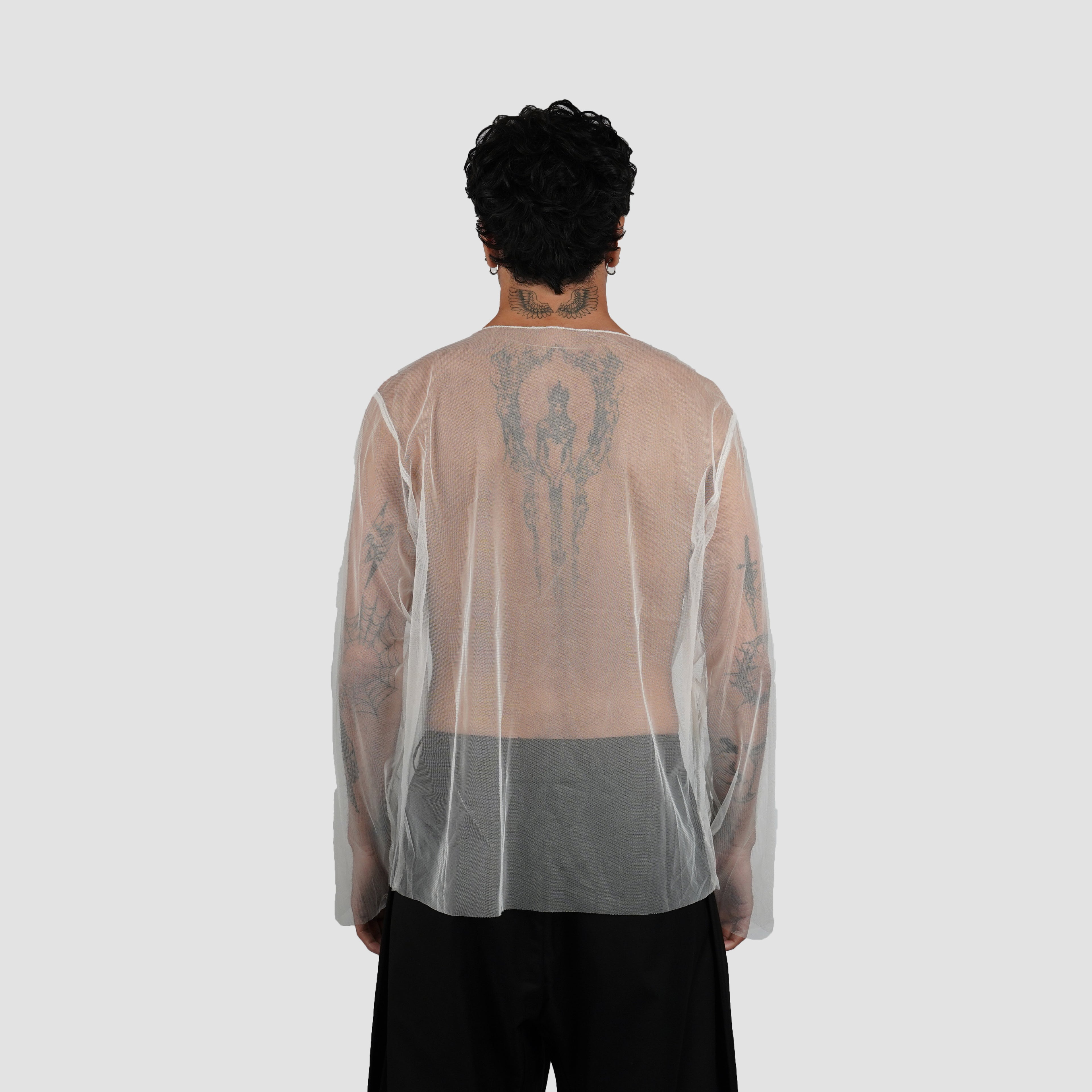 See Through lonsleeve top
