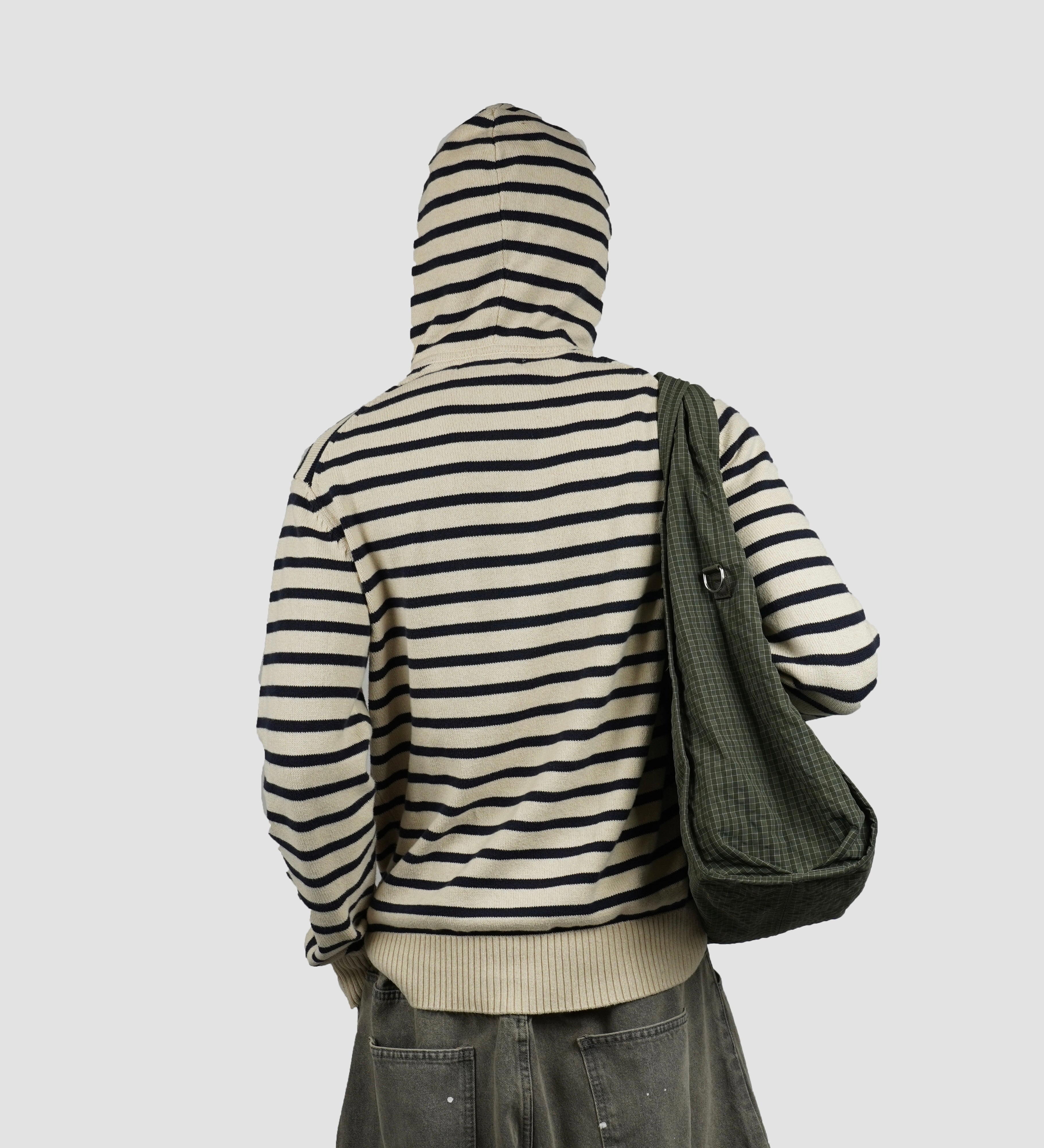 B&B striped hoodie