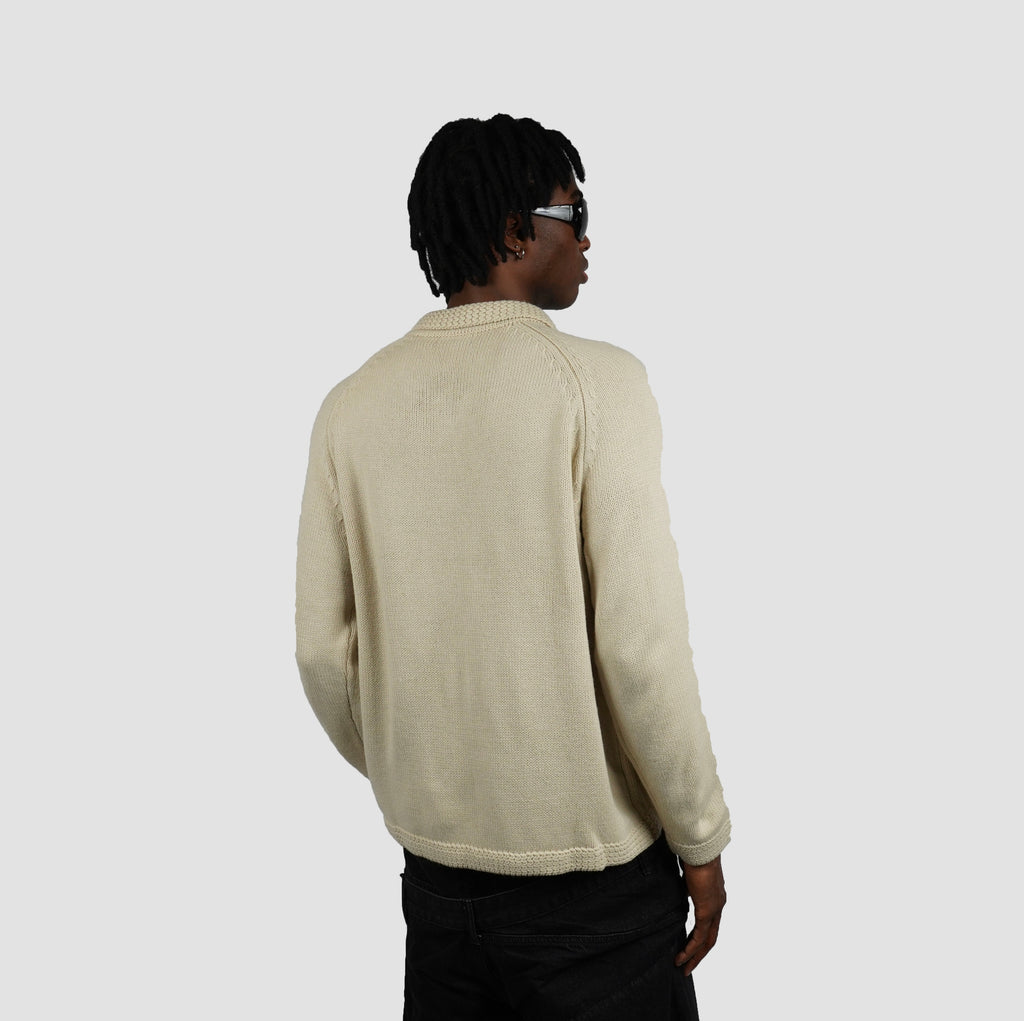 Full zip knit cardigan