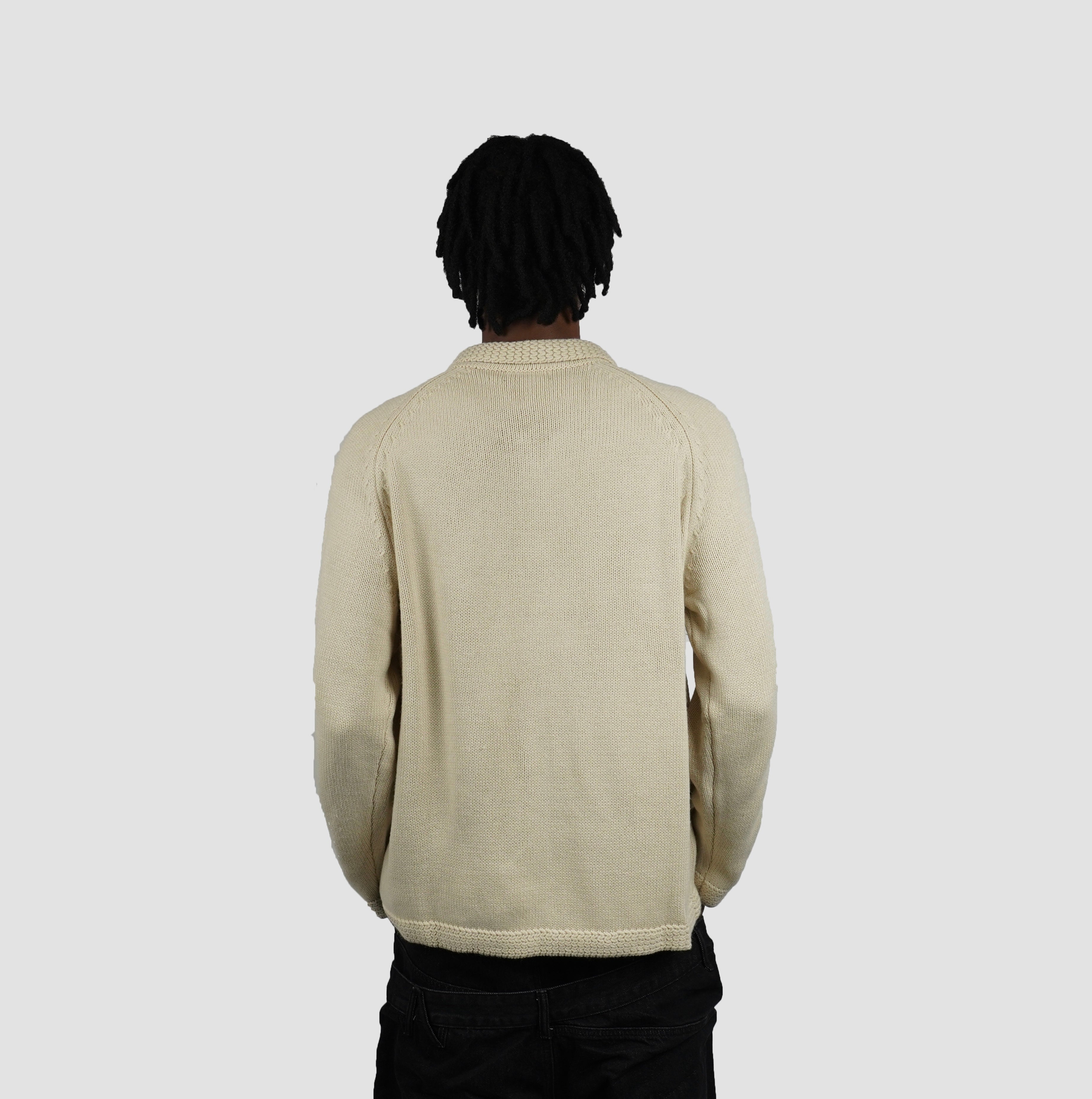 Full zip knit cardigan